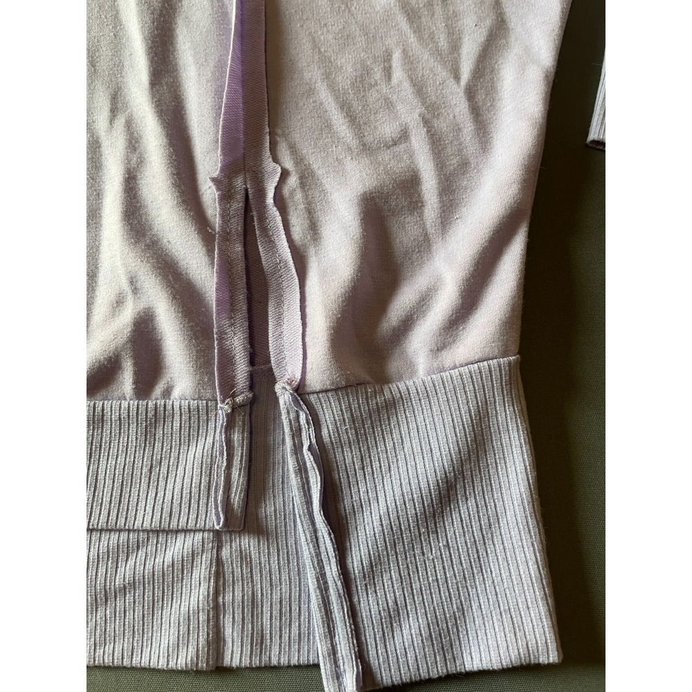 Hailey and Co Oversized Top with Slit Details in Purple Small - Picture 3 of 10